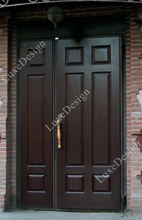 Дверь для частного дома с порошковым напылением