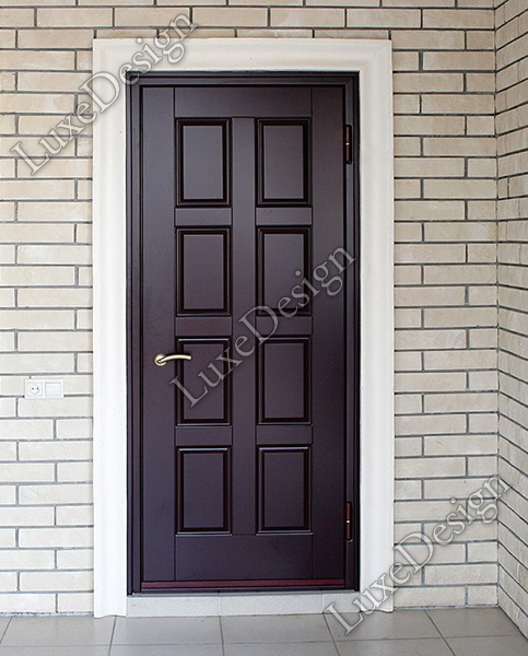 Входная металлическая дверь в квартиру с отделкой МДФ