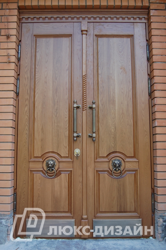 Paradnaya Dver S Otdelkoj Massivom Duba Snaruzhi I Massivom Duba Vnutri Model Ld146