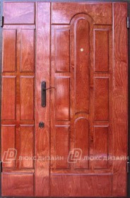 Двухстворчатая дверь LD392, МДФ под красное дерево