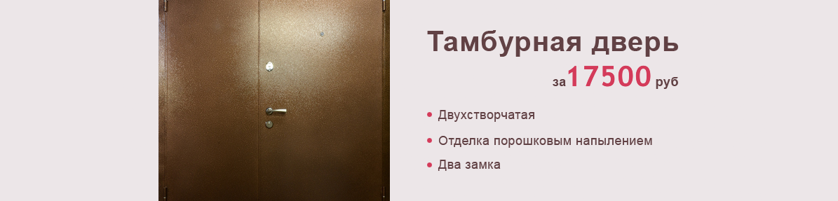 Тамбурная дверь за 18 100 руб.